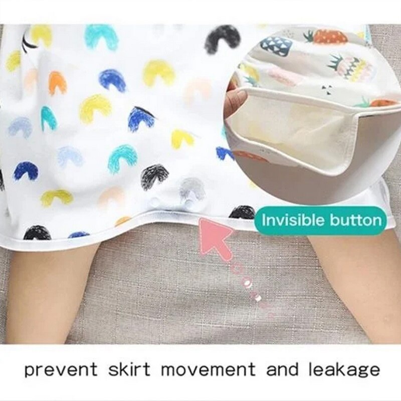 Imperméable à l'eau couche-culotte couche-culotte urine jupes coton pantalon d'entraînement pour bébé bébé garçon fille lit de couchage vêtements pot formation