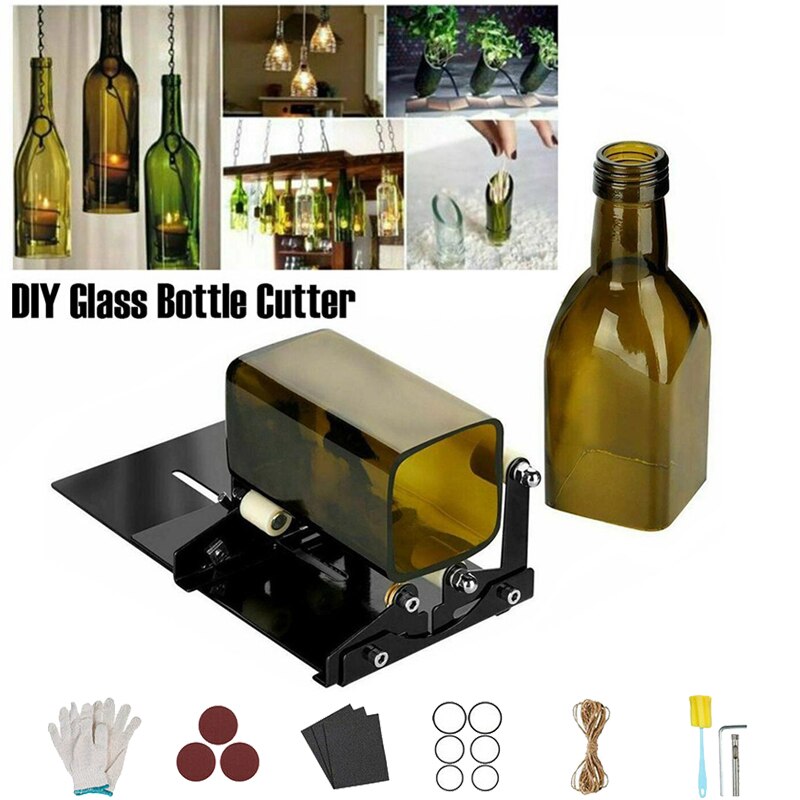 Glass Bottle Cutter DIY Cut Glass Cutter For Beer Bottles Cutting Tool Wine Cup Cut Glass Cutter Accessories