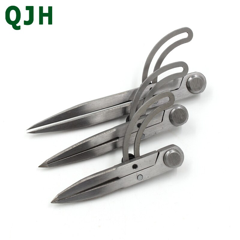 1PC Durable Adjustable Scriber Divider Wheel Compass Leather Stitch Hole Distance Measure Leather Divider Tool