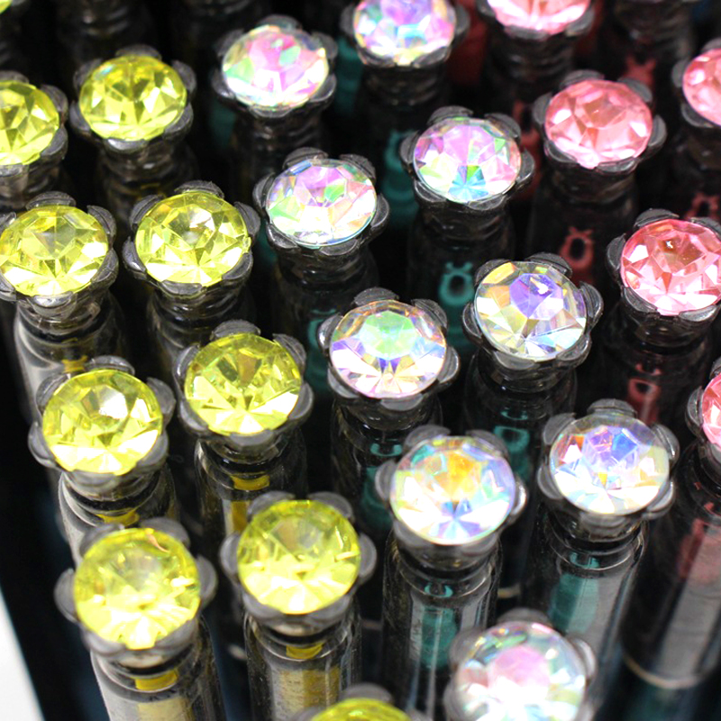 4 sztuk/zestaw nie-ostrzenie ołówek śliczne piśmienne piórnik z nadrukiem plastikowy ołówek student szkolne materiały biurowe