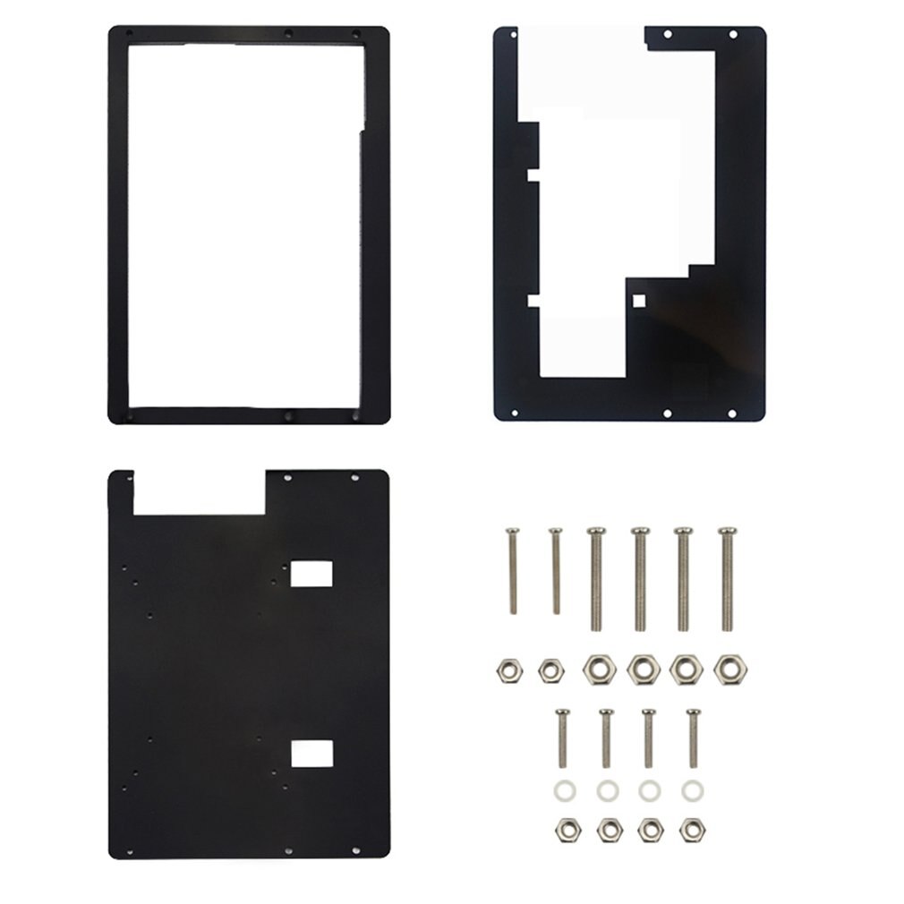 For Raspberry Pi Raspberry Pi 4 Model B 7-inch Acrylic Display Shell Bracket Stack Replacement Parts