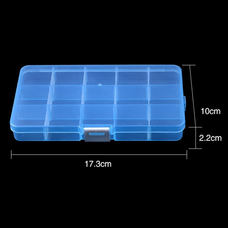 24 Compartments Waterproof Eco-Friendly Plastic Fishing Tackle Box Portable Fishing Lure Hook Rig Bait Storage Case 3