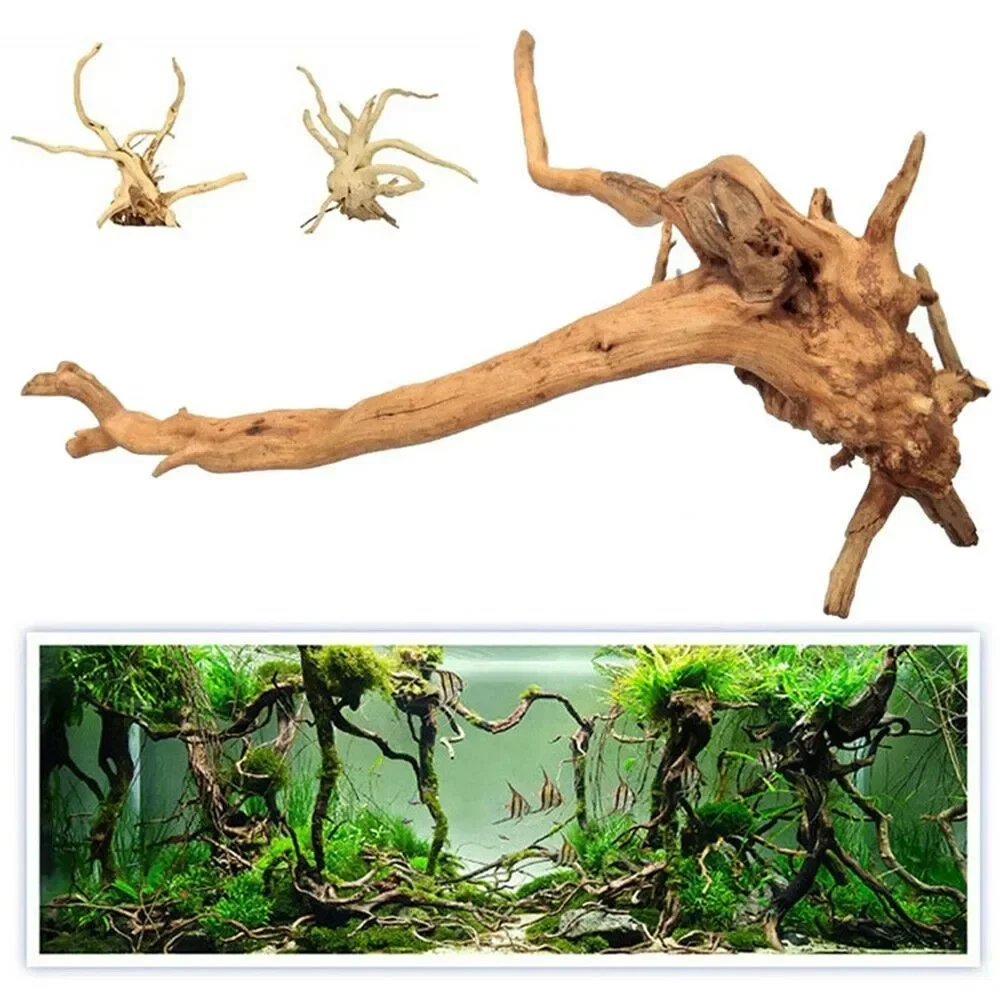 Dekoracja akwarium Naturalne drewniane małe korzenie siedliskowe Drzazga Sceneria Ozdoby dekoracyjne Akwarium Krajobraz Korzenie drzew
