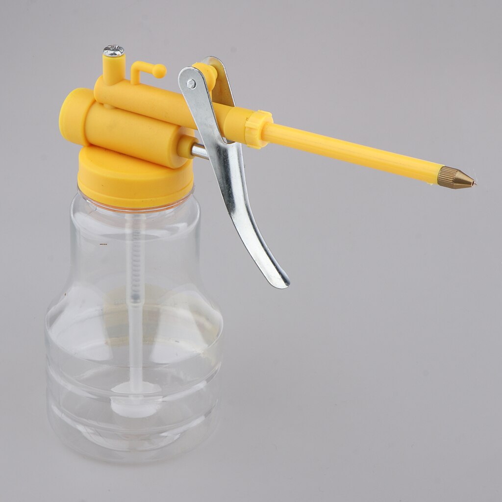 High Pressure Transparent Machine Oil Pot Can Kettle Bottles Vessel Oiler 350g