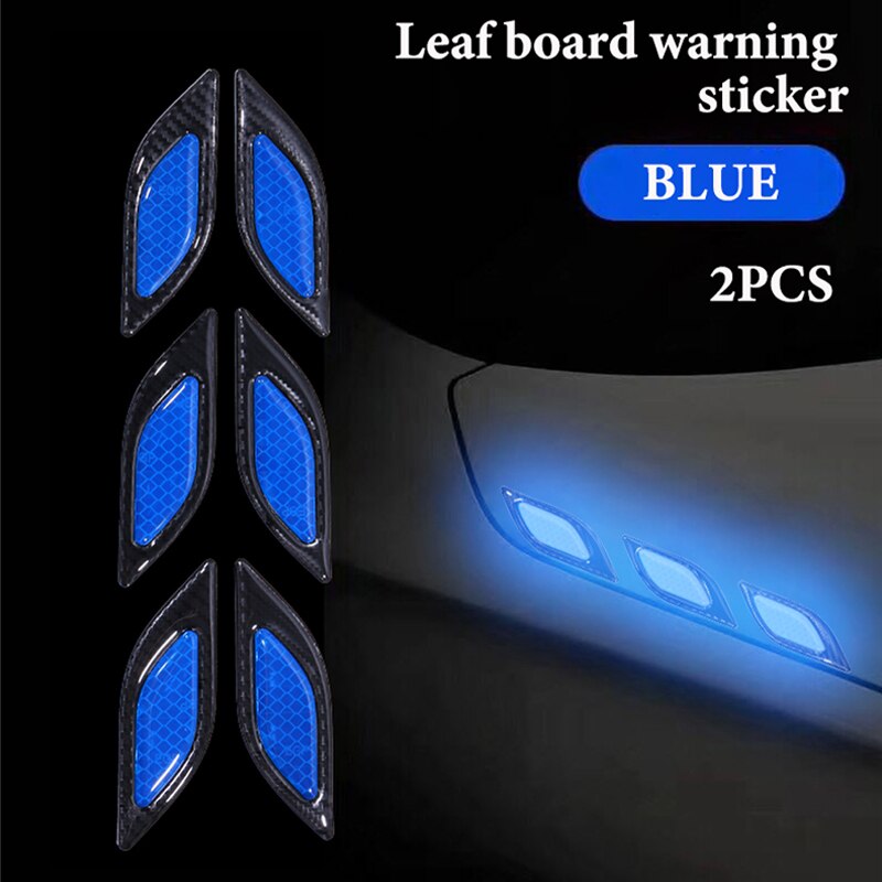 6 teile/satz Auto Lkw Aufkleber Reflektierende Streifen Nacht Sicherheit Warnung Reflektor Band Anti-kollision Dekorative Aufkleber Auto Styling