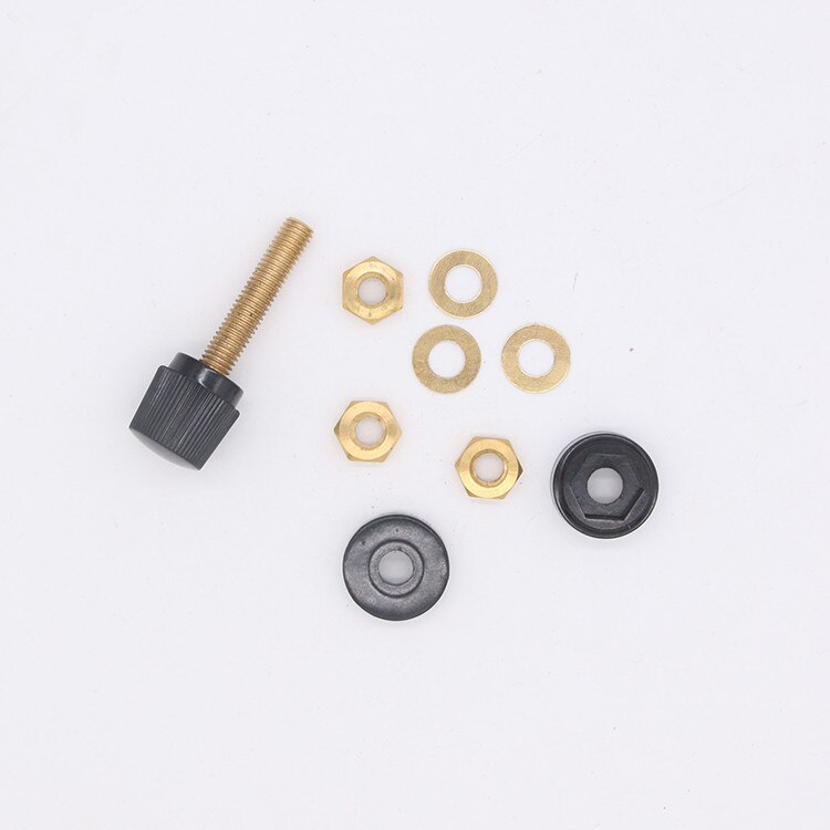 333 Binding Post 6mm Connector Terminal Block (All Brass)