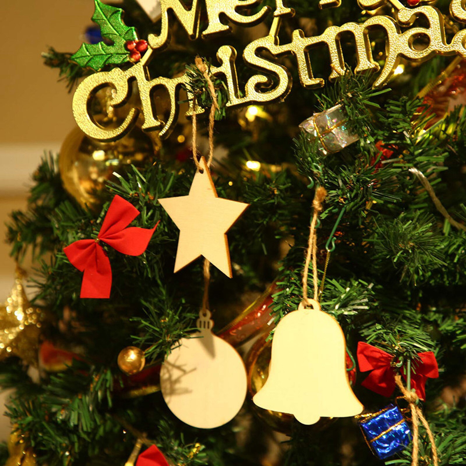 Legno naturale cervo fai-da-te decorazione natalizia tavolo artigianato regali ornamento natale capodanno decorazioni per la casa forniture decorazione alce