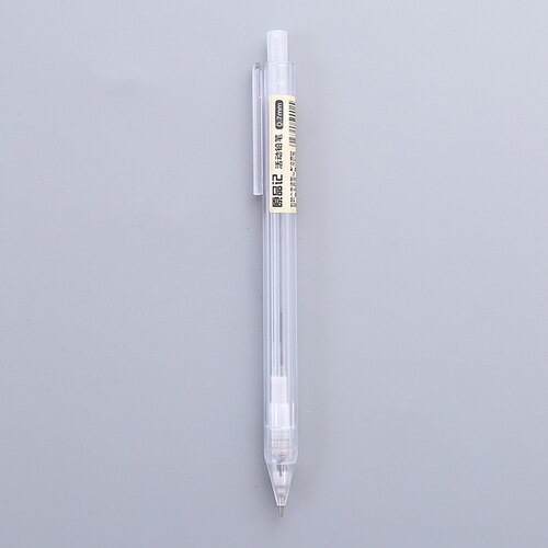 0.5/0.7mm 2B Plastic Mechanical Pencil Drawing writing Transparent Automatic Pencils Office school supplies propelling pencil: 0.7mm-1