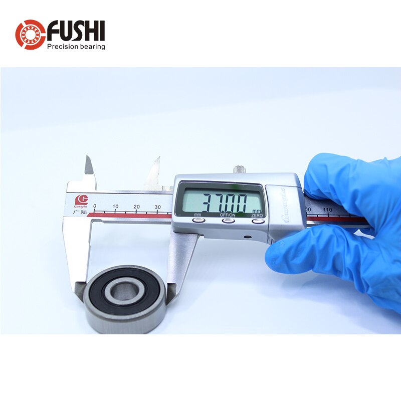6301RS Bearing ( 4 PCS ) 12*37*12 mm Deep Groove 6301-2RS Ball Bearings 6301RZ 180301 RZ RS 6301 2RS EMQ