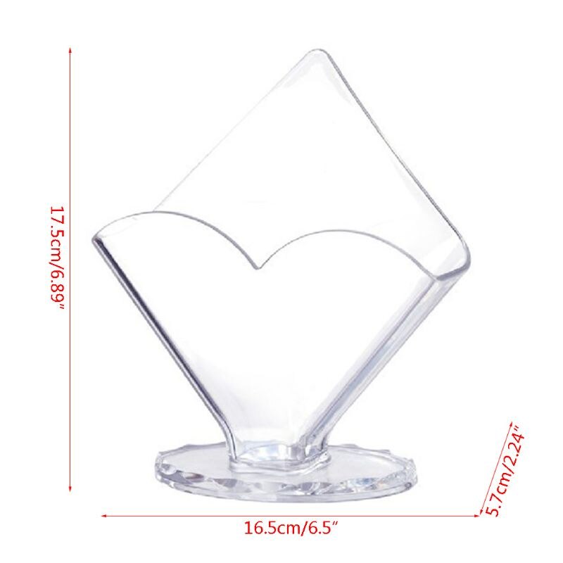 Clear Acrylic Napkin Holder Paper Serviette Dispenser Decorative Tissue Rack Box for Home Bar Hotel Dining Table Kitchen