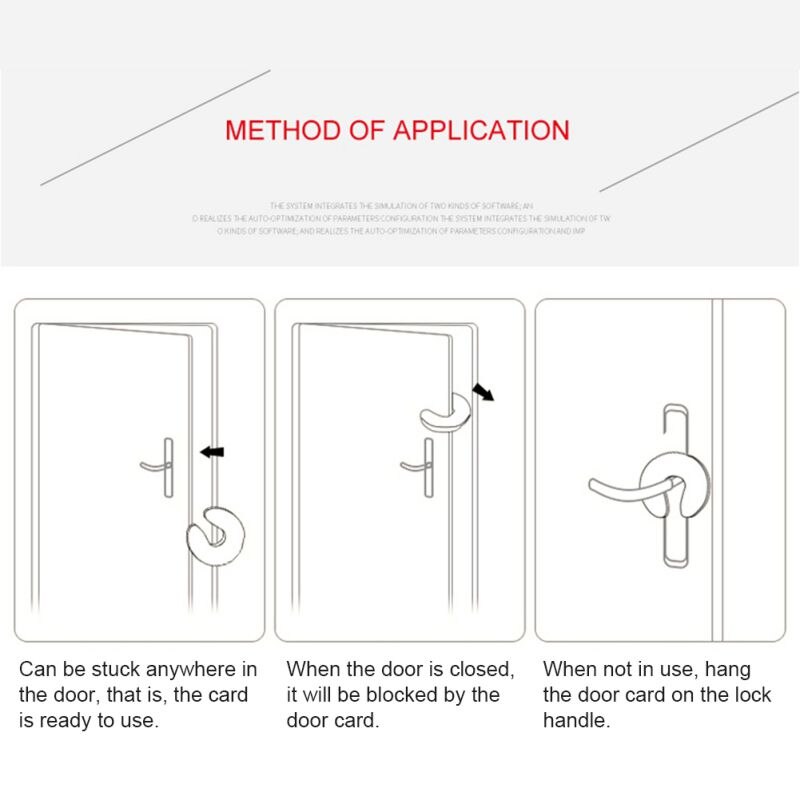 4 Pcs/lot Kid U Shape Finger Pinched Guard Baby Safety Protection Doors Foam Door Stopper Finger Protectors