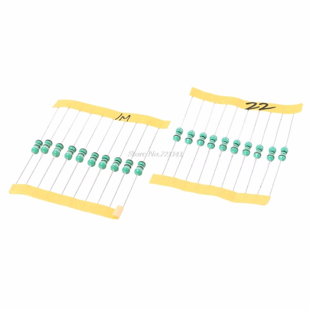120Pcs 1/2W 0410 12 Werte 1UH-1MH Sortiment Assorted Farbe Rad Induktivitäten Set