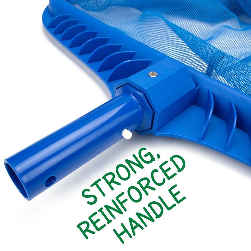 Pool Supply Heavy Duty Swimming Pool Leaf Rake Skimmer Net Fine Mesh Netting Fast Cleaning Debris MSU88