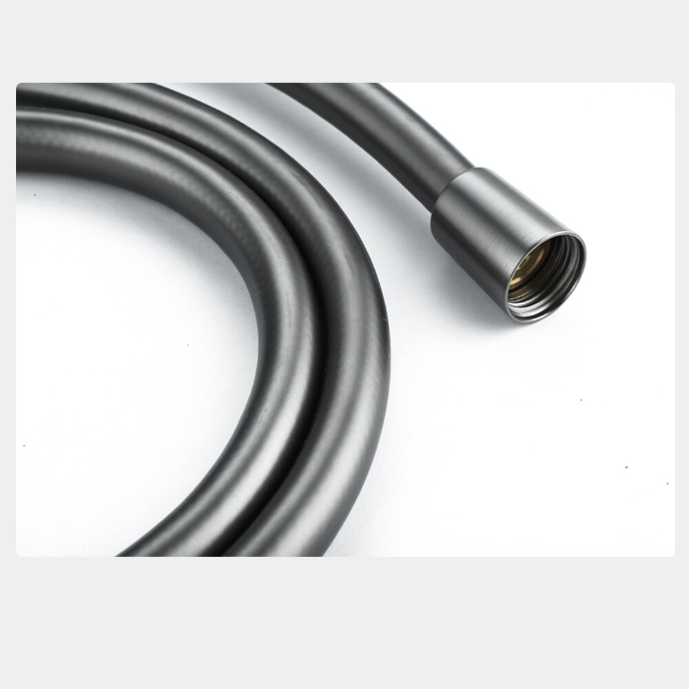 1.2-2M Gun Grey Shower Hose High Pressure PVC Faucet Handheld Shower Plumbing Accessory Flexible Hose GI/2 Universal Interface