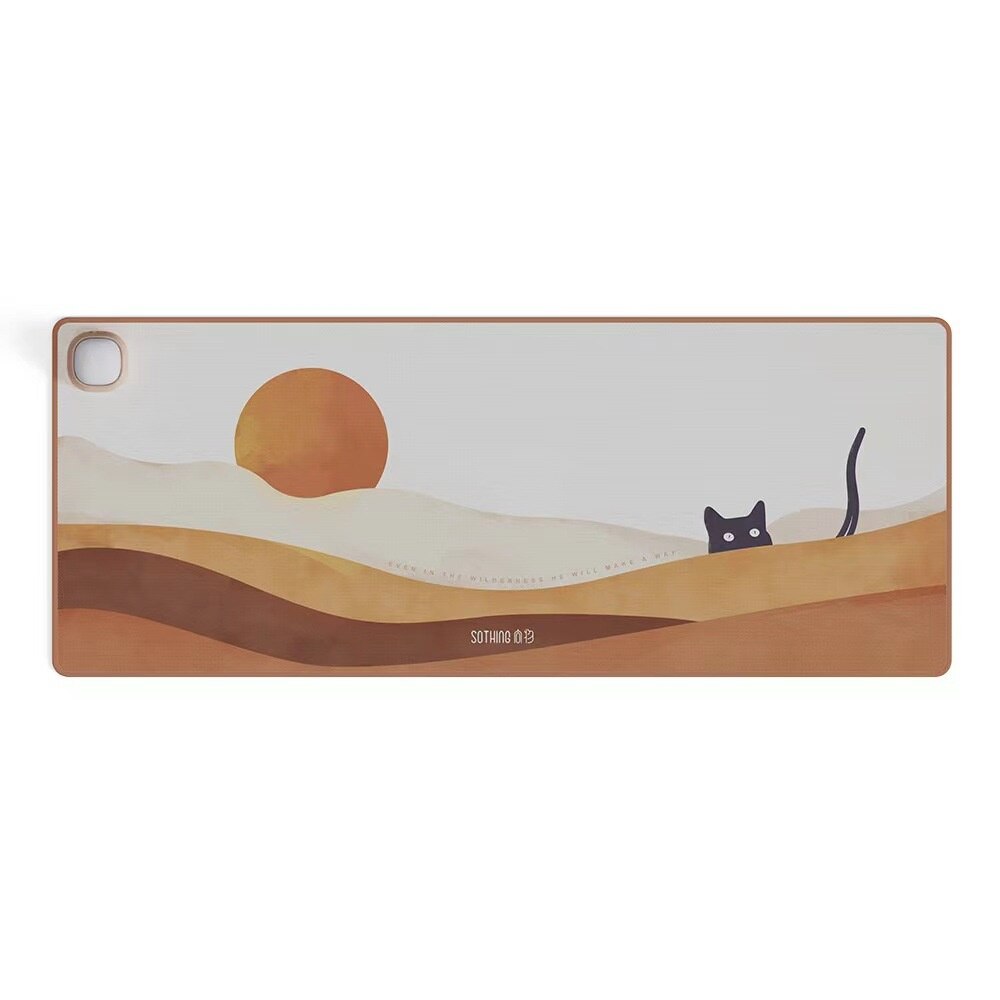 Tapis chauffant électrique Intelligent pour bureau et maison, tapis de souris chauffant pour la sieste d&#39;hiver