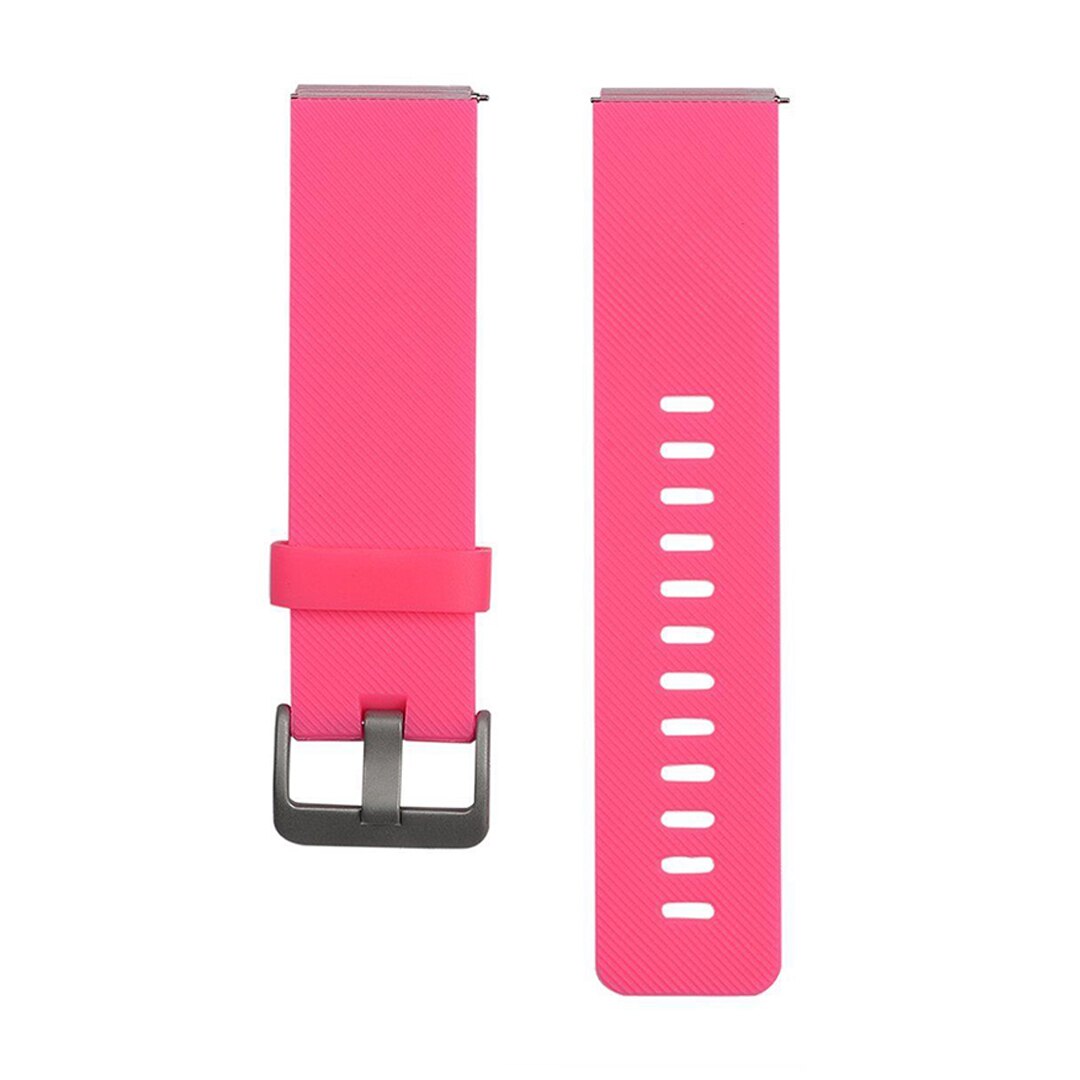 Pulsera deportiva de 8 colores para Fitbit Blaze, banda de silicona suave para reloj Fitbit Blaze, repuesto de correa con barra de primavera: Pink / S
