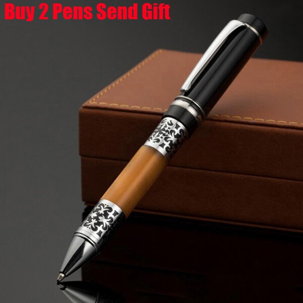 Luxury Writing Fountain Pen Brand Signature Ink Pen Buy 2 Pens Send: Yellow Ballpoint