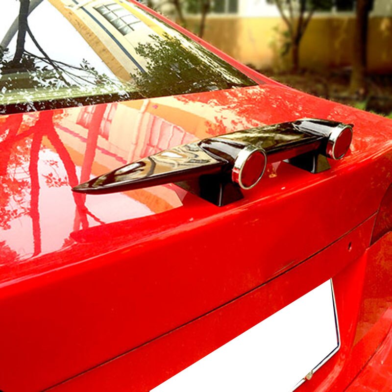 Moon Forever Universal Car Mini Spoiler Wing For All Cars Easy Installation Car Tail Wing Carbon Fiber I3819173183