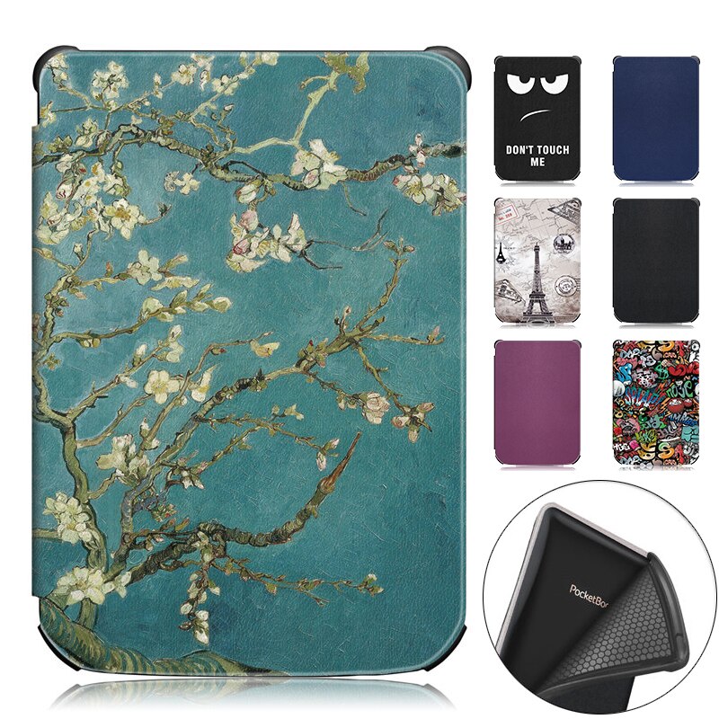 Etui mince pour livre de poche 616/627/632 Ereader housse de protection peau pour livre de poche Basic Lux 2/Touch Lux/Touch HD 3 Funda