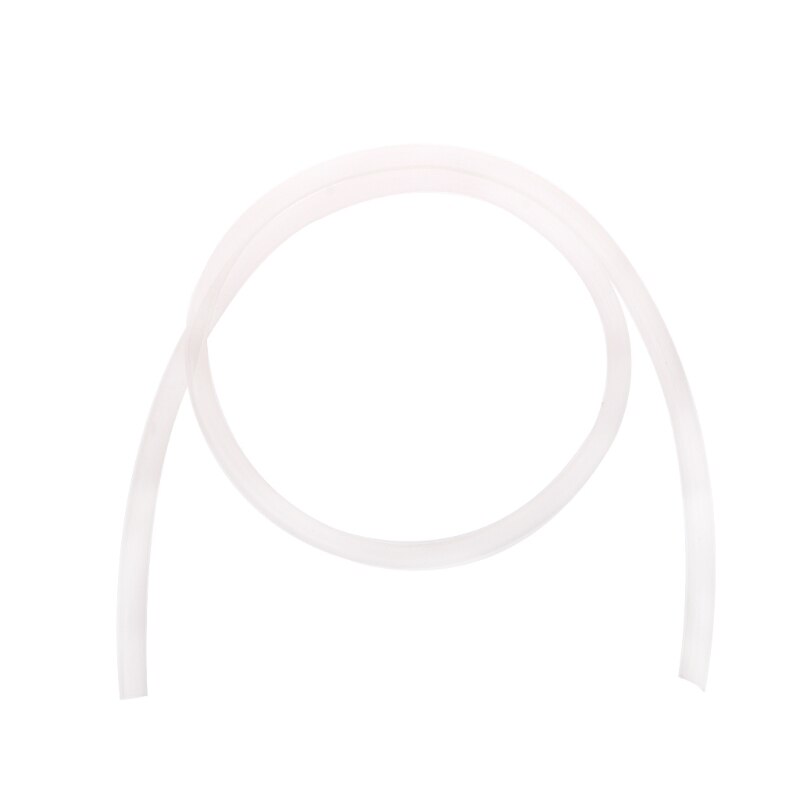 6mm ID x 8mm OD Food Grade Silicone Tube Flexible Hose Pipe 1m Transparent