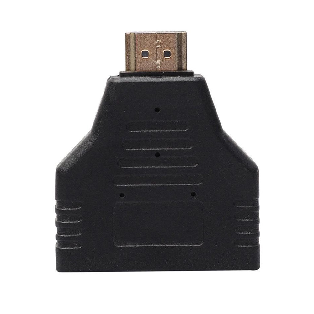 Hdmi splitter hane till dubbel hdmi hona 1 to 2- vägs splitter kabel adapter omvandlare för hd för tv för dh
