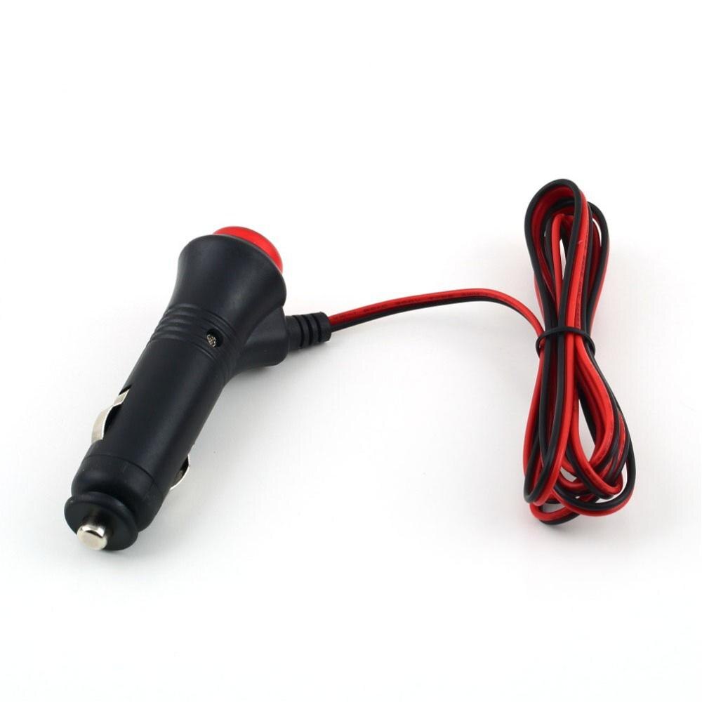 Universal Switch 12V Male Car Cigarette Lighter Socket Plug Connector On Off Switch 1.5m