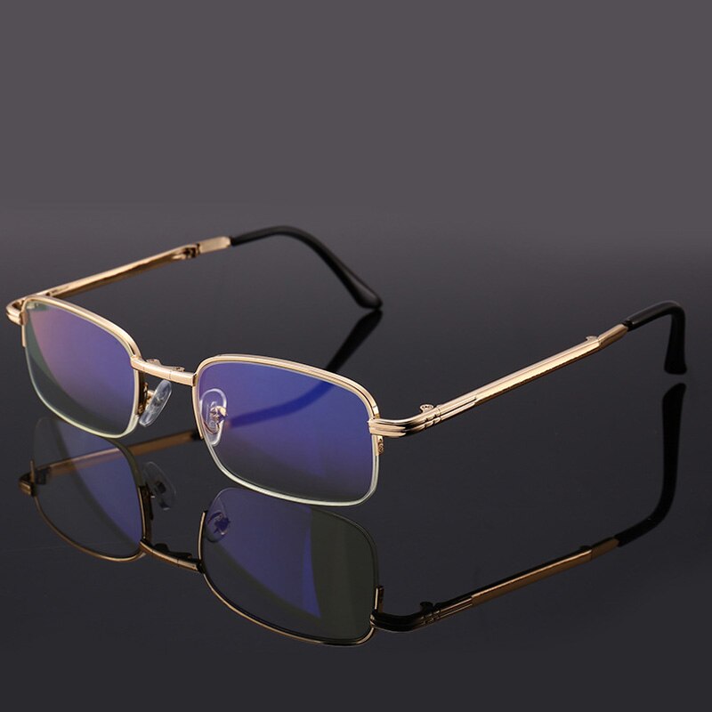 Zilead Anti Blauw Licht Mannen Opvouwbare Leesbril Mannelijke Business Presbyopie Brillen Verziendheid Brillen Met PU Case Unisex