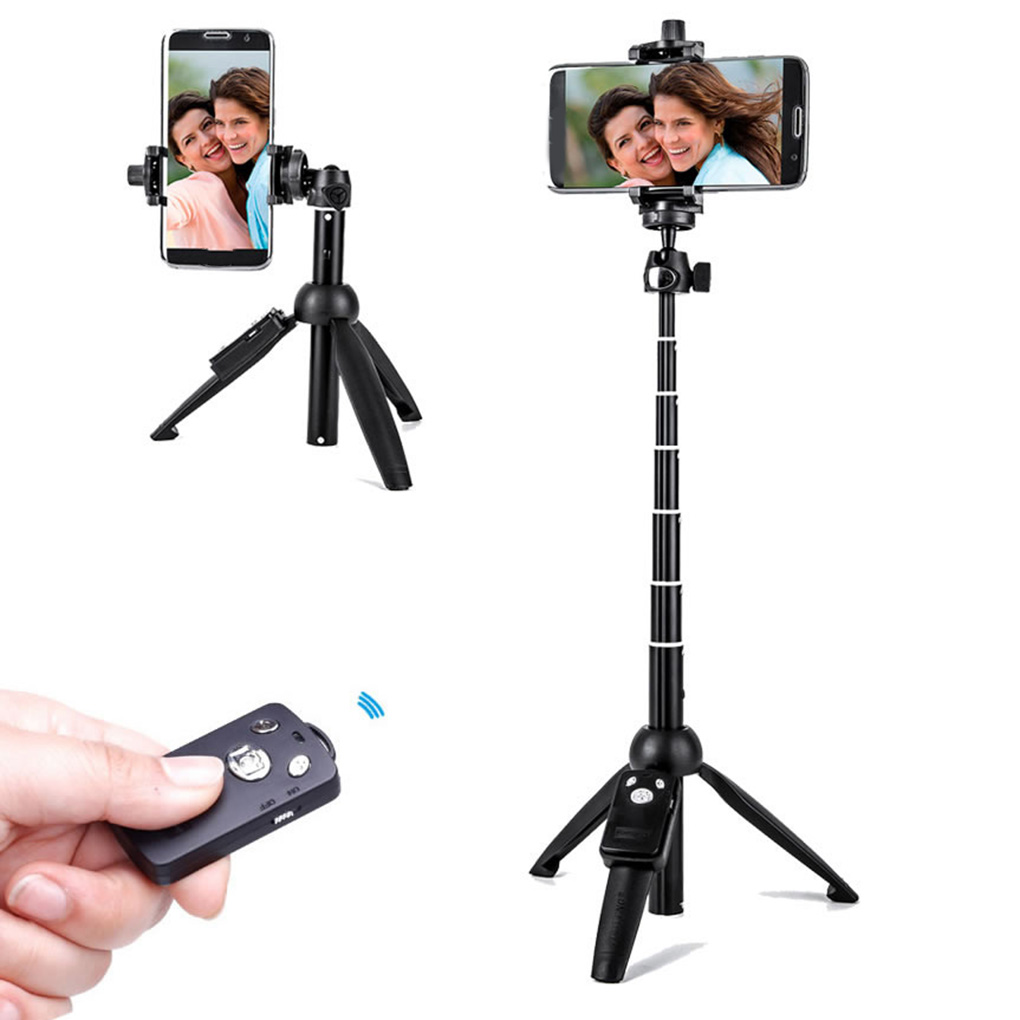 Draadloze Smartphone Monopod Bluetooth Remote Uitschuifbare Selfie Stok Stand Houder Fotografie Statief Kit Foto Live Stand