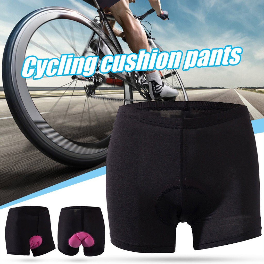 Unisex Black Cycling Shorts Comfortable Underwear Sponge Gel 3d Padded Bike Short Size S-xxxl Bike Short Pants