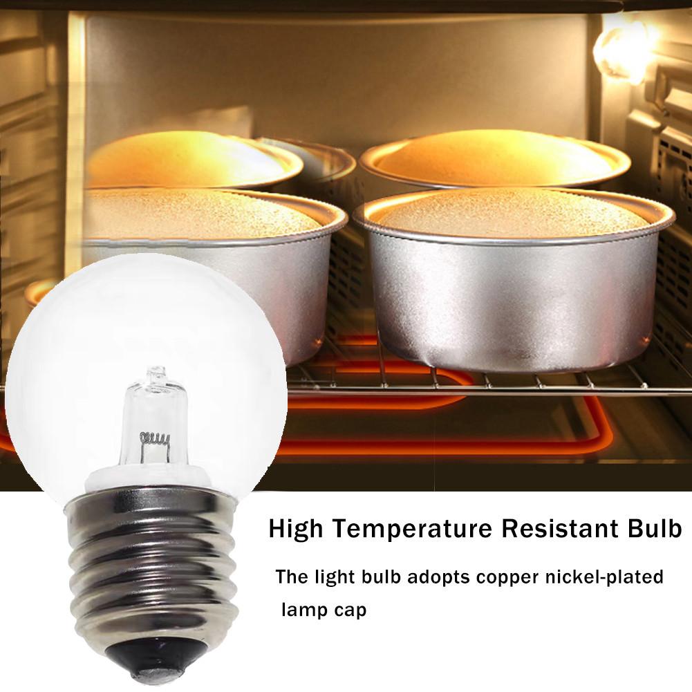 Ampoule de four E27 résistante à la chaleur, lampe de four à micro-ondes, grille-pain à vapeur 500C 12v, 50W