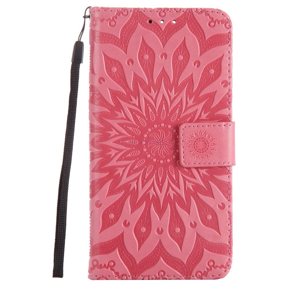 Case Cover Voor Samsung Galaxy J3 J 3 J320 J320F J320FN Portemonnee Flip Telefoon PU Lederen Coque SM-J320 SM-J320H SM-J320F/DS Capa: Pink