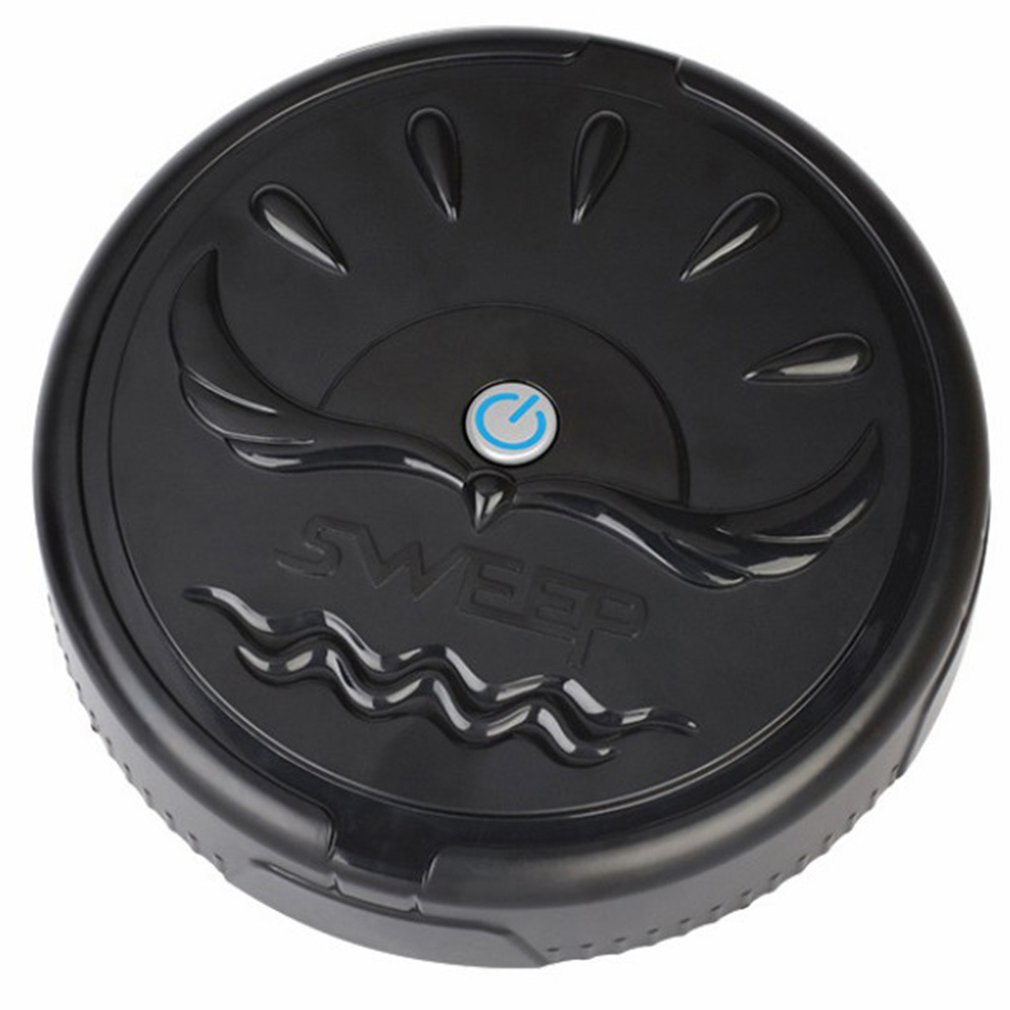 Smart Small Household Appliances Vacuuming Robot Household Rechargeable Cleaning Vacuum Cleaning Sweeper: black