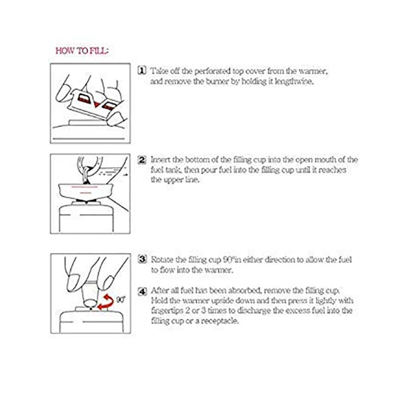 Portable Pocket Platinum Standard Fuel Hand Warmer Indoor Outdoor Handy Warmer Heater Zinc Alloy Pocket Warmer