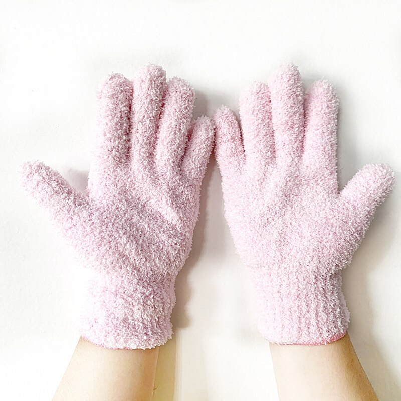 Car Wash Microfiber Dust Removal Gloves Coral Fleece Gloves Clean Five-finger Housework Water Absorbent Dry Hair Gloves: 05