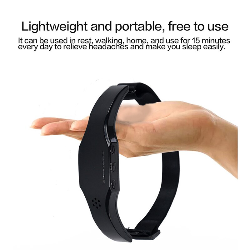 Headache and Migraine Relief Head Massager Migraine Insomnia Release USB Charging Therapy Machine Relaxing Wellness