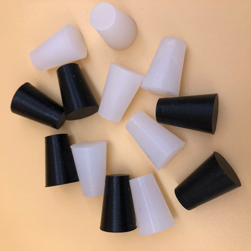 Tapón de goma para laboratorio, Tapones Cónicos de silicona, tapón de sellado Push-In, tapón de goma, tuerca, orificio de rosca, Masking M9 M10 M11