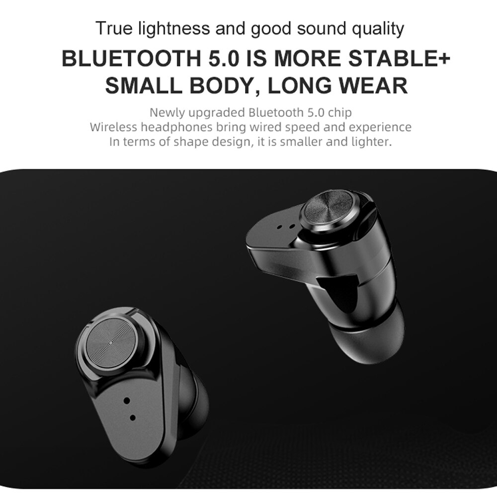 Smartch Smartwatch Men - Bluetooth Earphones, Body Temp Thermometer, Full Touchscreen, 1.3" Display