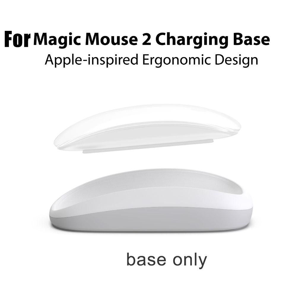 Base de ratón para Apple Magic Mouse 2, Base de carga ergonómica para MAGSAFE, almohadilla de carga inalámbrica, carcasa para aumentar la altura