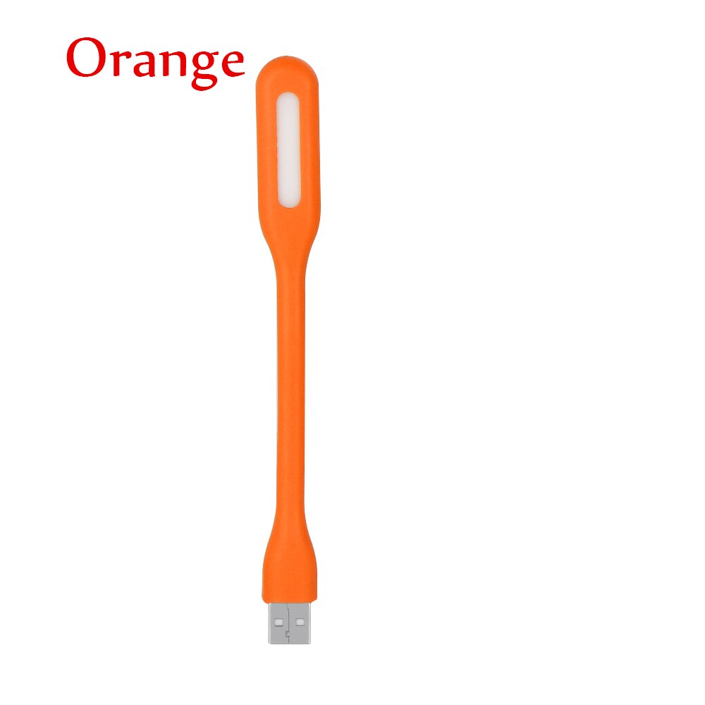 Multifunktions Mehrfarbig Mini USB LED Licht Computer Lampe Notizbuch PC Laptop Lesen Nacht Auto Zubehör Auto Styling Ornament: Orange