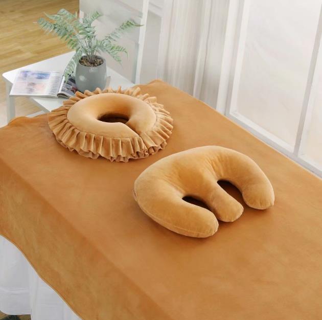 Skin-friendly and Comfortable Chest Pillow, Massage Cushion for Beauty Salon, Face Pillow Removable and Washable F8044: 16