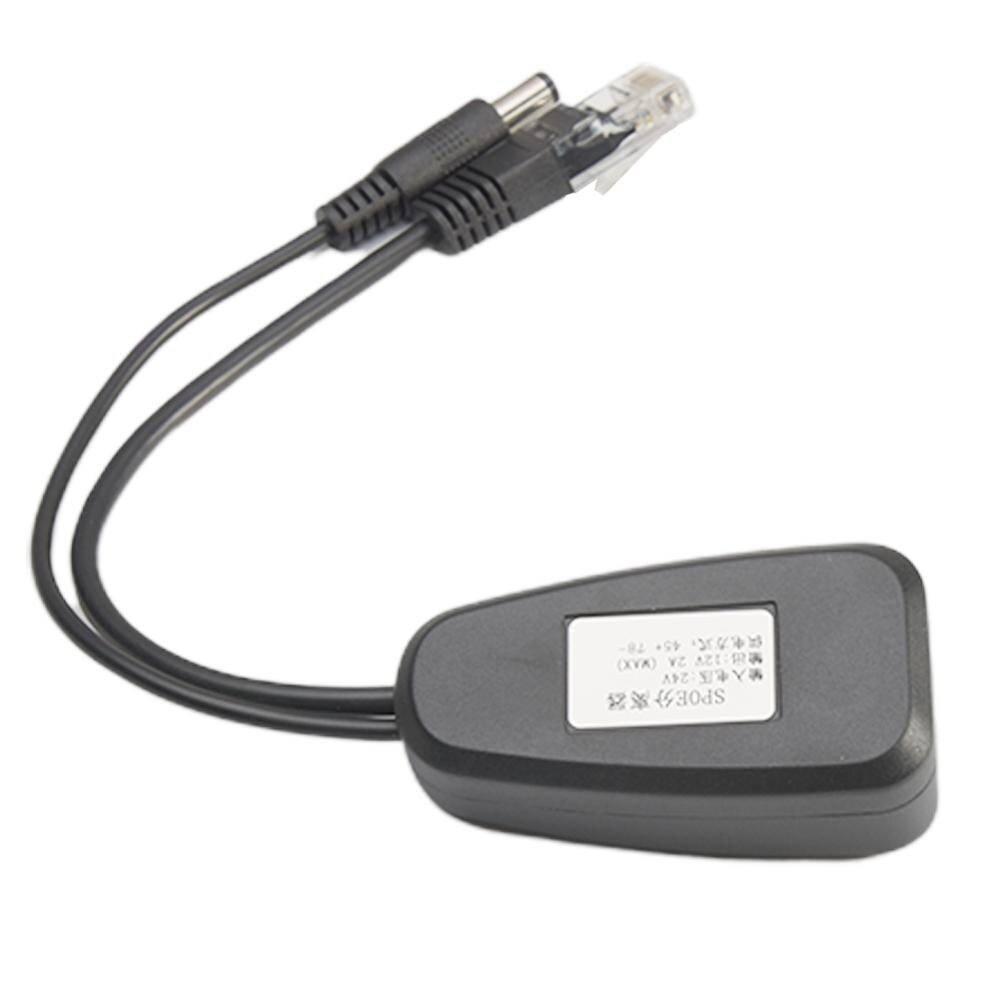 Splitter 2A Anti-interference Durable Cable Non-standard For Android Tablets Ethernet Active 24V To 12V Power Over Portable