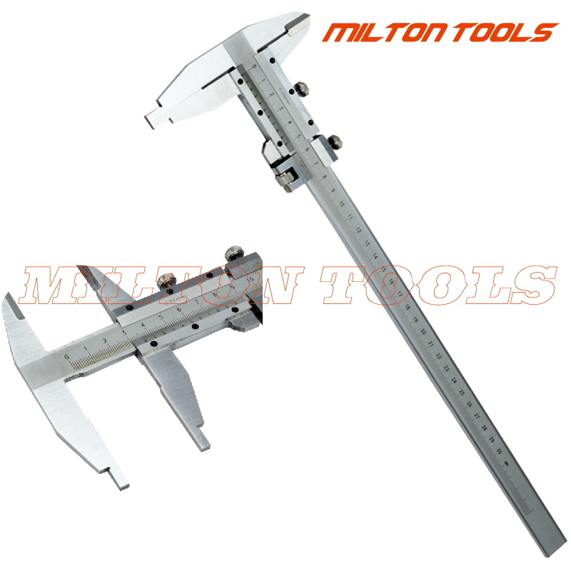 Calibrador Vernier de acero con mordazas de Nip, calibrador deslizante de 0-300mm, 12 pulgadas, 4 vías de medición, 300mm