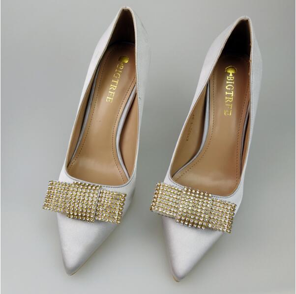 (1 paire) strass sardine détachable nœud papillon accessoires de chaussures