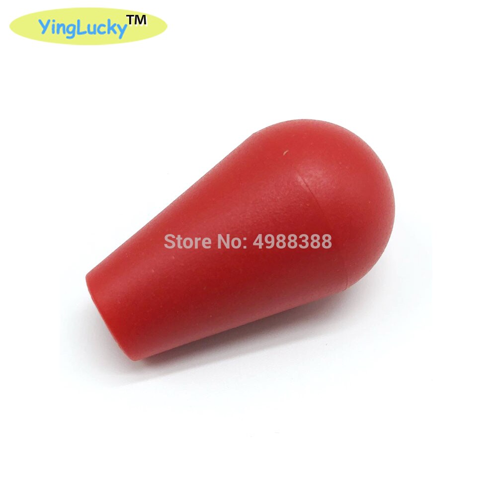 1 pcs Arcade Ersatz TopBall Fledermaus top ball Runde für Arcade ZIPPY SANWA SEIMITSU Jamma Arcade Joystick: Oval red