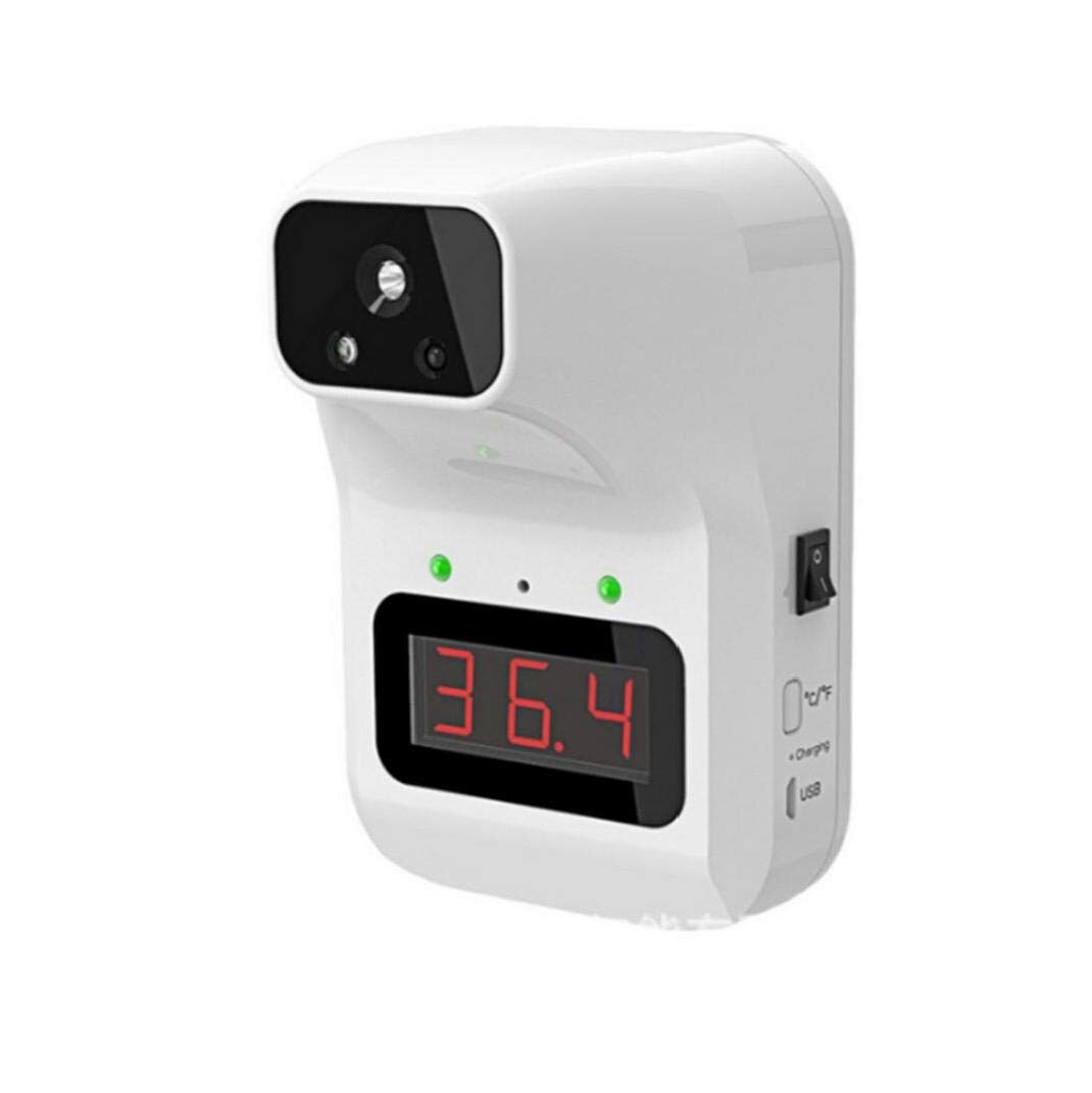 Wall Thermometer for Adults, Wall-Mounted Infrared Thermometer with Fever Alarm Accurate Reading LCD Display for Offices home