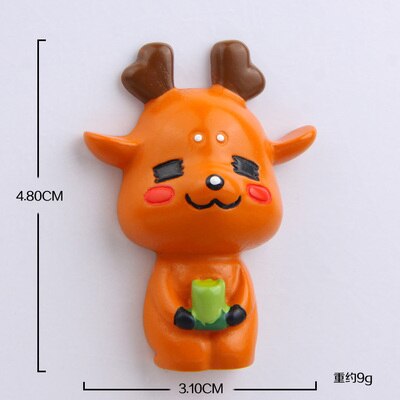 fridge magnet Japan nara souvenir deer animal art crafts resion stereo decoration magnetic sticker paste kids like mini model: D
