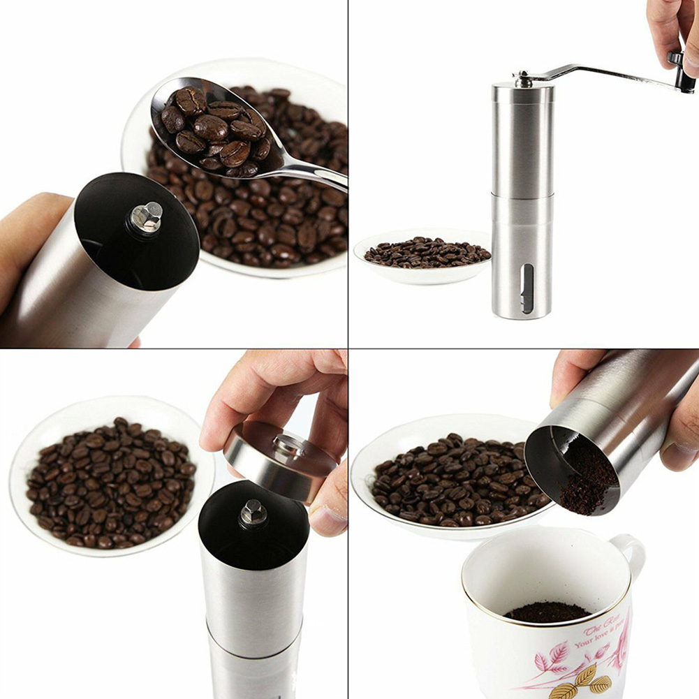 Mini Coffee Grinder Manual Portable grinders for Makeing Coffee Grinder Mill With Double Bearing Positioning Coffee Grindering