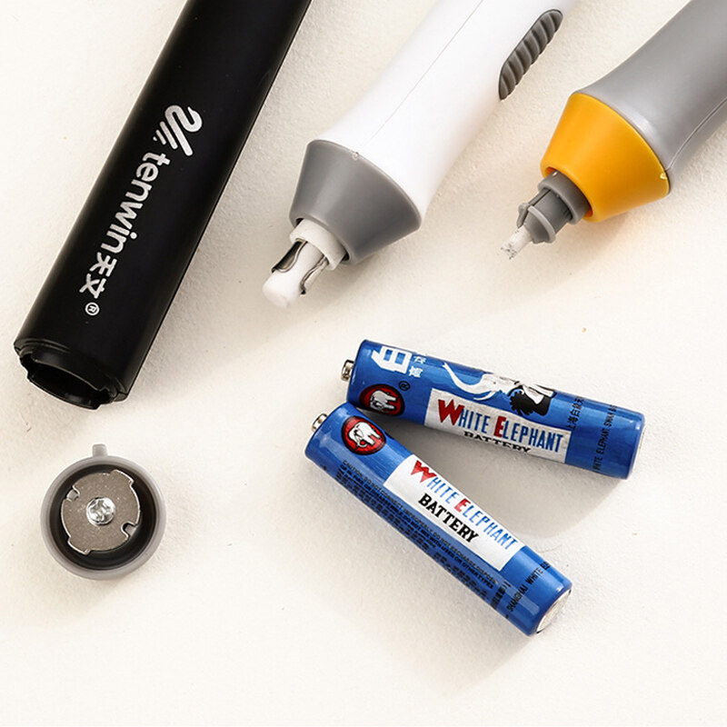 Potlood Elektrische Gum Voor Schets Elektrische Gum Met Vulling Voor Kunststudenten Schoolbenodigdheden Briefpapier