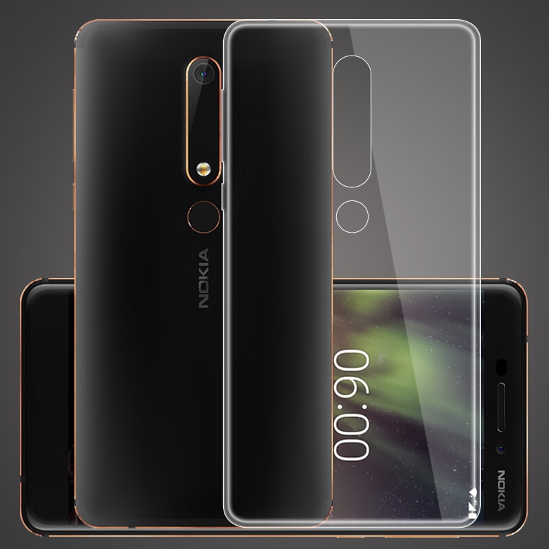 Transparente TPU caso para Nokia 6 Nokia 6,1 de Slim cubierta Nokia6 TA-1016 TA-1043 TA-1045 TA-1050 TA-1054 TA-1068