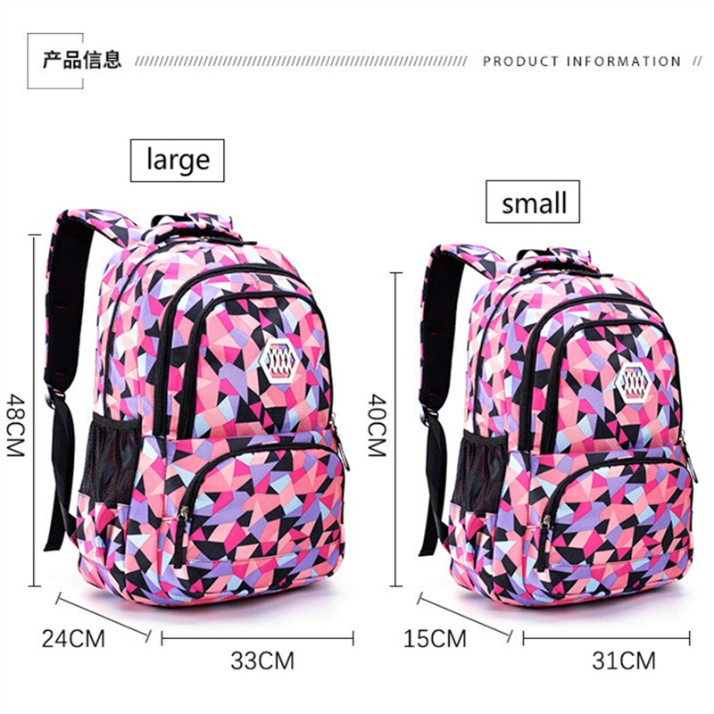 3 Stks/set Kinderen Schooltassen Meisjes Primaire Rugzak Kind School Backpcak Prinses Schooltassen Kids Mochilas Escolar